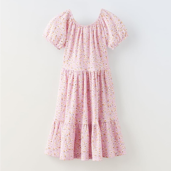 Zara kids pink floral dress - Picture 11 of 12